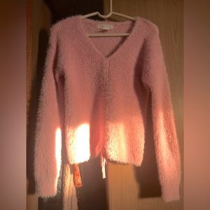 Pink Fluffy Sweater